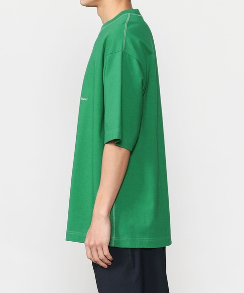 GYMPHLEX（ジムフレックス）の「Gymphlex | ロゴ刺繍 半袖ビッグTシャツ MEN（Tシャツ/カットソー・メンズ・ライトグレー/パープル/ネイビー/オフホワイト/サックスブルー/グリーン・MEDIUM/LARGE）」の20枚目の写真