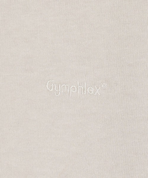 GYMPHLEX（ジムフレックス）の「Gymphlex | ロゴ刺繍 半袖ビッグTシャツ MEN（Tシャツ/カットソー・メンズ・ライトグレー/パープル/ネイビー/オフホワイト/サックスブルー/グリーン・MEDIUM/LARGE）」の19枚目の写真