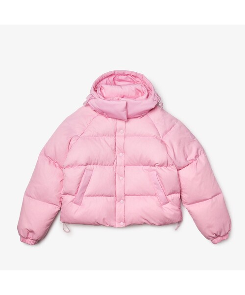 LACOSTE L!VE(ラコステライブ)の「LACOSTE L!VE キルティング ショートダウンジャケット(ダウンジャケット/コート・レディース・ピンク/ブルー・38/36/34)」の9枚目の写真