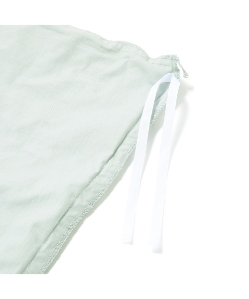 Francfranc（フランフラン）の「シアサッカー チェック 掛け布団カバー シングル ライトグリーン（寝具・レディース・ライトグリーン・FREE）」の4枚目の写真