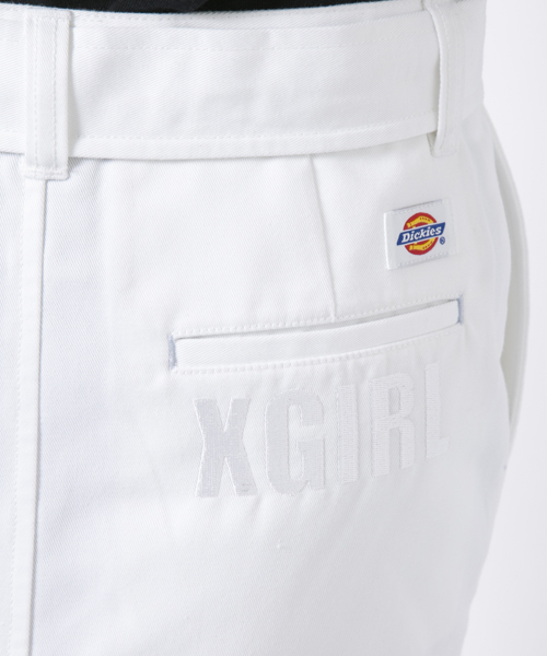 Dickies(ディッキーズ)の「【SEDA6月号掲載】X-girl×Dickies TWILL SKIRT(スカート・レディース・ホワイト/ベージュ/ネイビー・1/2)」の6枚目の写真