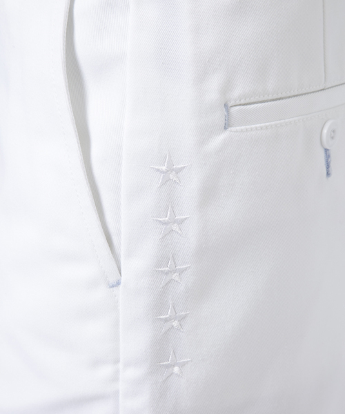 Dickies(ディッキーズ)の「【SEDA6月号掲載】X-girl×Dickies TWILL SKIRT(スカート・レディース・ホワイト/ベージュ/ネイビー・1/2)」の7枚目の写真