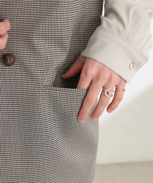 SENSE OF PLACE by URBAN RESEARCH（センスオブプレイスバイアーバンリサーチ）の「チェックダブルテーラードベスト（ベスト・メンズ・ベージュ・MEDIUM/LARGE）」の18枚目の写真