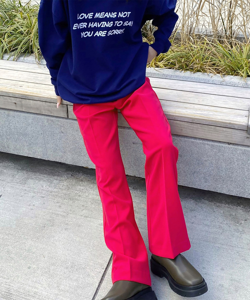 Oriens JOURNAL STANDARD(オリエンス ジャーナルスタンダード)の「マルチカラーパンツ(その他パンツ・レディース・ブラック/グリーン/ブルー/ピンク・38/34/36)」の6枚目の写真