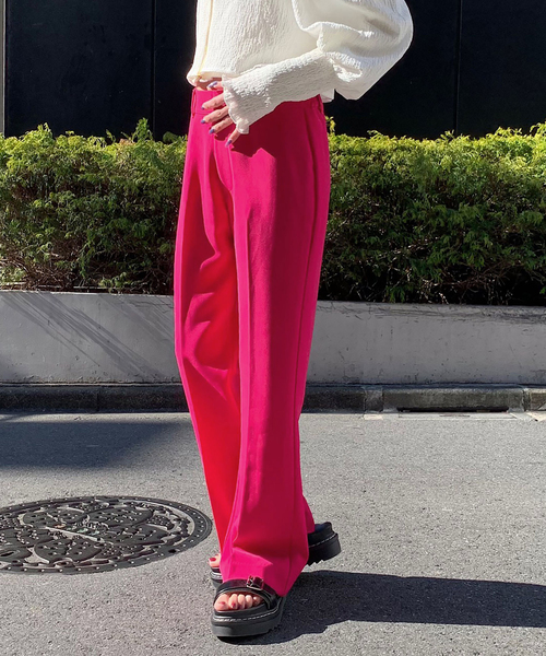 Oriens JOURNAL STANDARD(オリエンス ジャーナルスタンダード)の「マルチカラーパンツ(その他パンツ・レディース・ブラック/グリーン/ブルー/ピンク・38/34/36)」の7枚目の写真