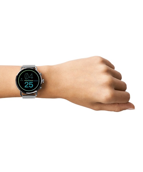SKAGEN(スカーゲン)の「FALSTER シルバートーン ステンレススチールメッシュ ジェネレーション6 スマートウォッチ SKT5300(デジタル腕時計・メンズ・シルバー・FREE)」の13枚目の写真