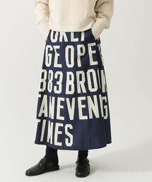 BEAMS BOY / ボーイ ニュースペーパー スカート