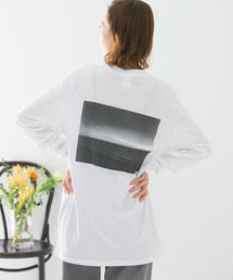 URBAN RESEARCH ROSSO WOMEN | BACK PHOTO LONG-SLEEVE T-SHIRTS(Tシャツ/カットソー)
