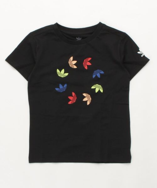 adidas（アディダス）の「アディカラー 半袖Tシャツ / アディダスオリジナルス（キッズ/子供用）（Tシャツ/カットソー・キッズ・ホワイト/ブラック・130/140/150/160/170）」の10枚目の写真