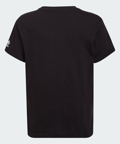 adidas（アディダス）の「アディカラー 半袖Tシャツ / アディダスオリジナルス（キッズ/子供用）（Tシャツ/カットソー・キッズ・ホワイト/ブラック・130/140/150/160/170）」の5枚目の写真