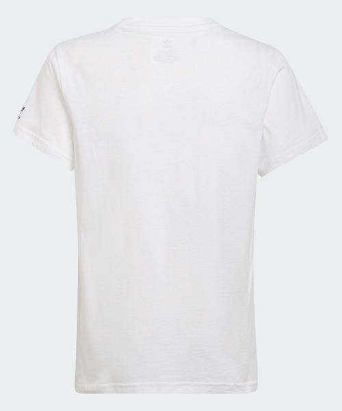 adidas（アディダス）の「アディカラー 半袖Tシャツ / アディダスオリジナルス（キッズ/子供用）（Tシャツ/カットソー・キッズ・ホワイト/ブラック・130/140/150/160/170）」の3枚目の写真