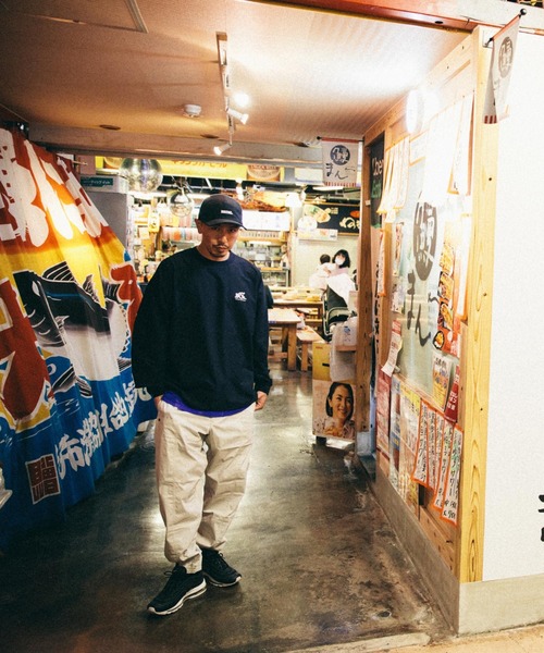 Back Channel(バックチャンネル)の「COOLMAX JOGGER PANTS(その他パンツ・メンズ・オフホワイト/ダークネイビー・MEDIUM/LARGE/X-LARGE/SMALL)」の4枚目の写真