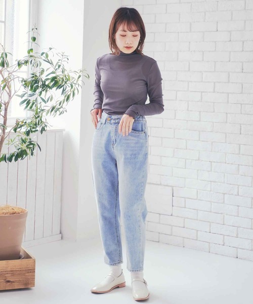 Clice de Paris(クリシェドゥパリス)の「K/シースルータートル(Tシャツ/カットソー・レディース・ブラック/グレー/ピンク/アイボリー・ONESIZE)」の21枚目の写真