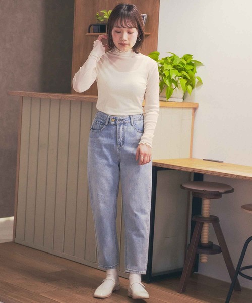 Clice de Paris(クリシェドゥパリス)の「K/シースルータートル(Tシャツ/カットソー・レディース・ブラック/グレー/ピンク/アイボリー・ONESIZE)」の15枚目の写真