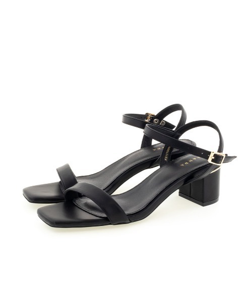 RANDA（ランダ）の「ストレスフリー/ゴールドピースチャンキーヒールサンダル（サンダル・レディース・ブラック/ブルー/アイボリー/グレイッシュベージュ・LL/M/L/S）」の20枚目の写真