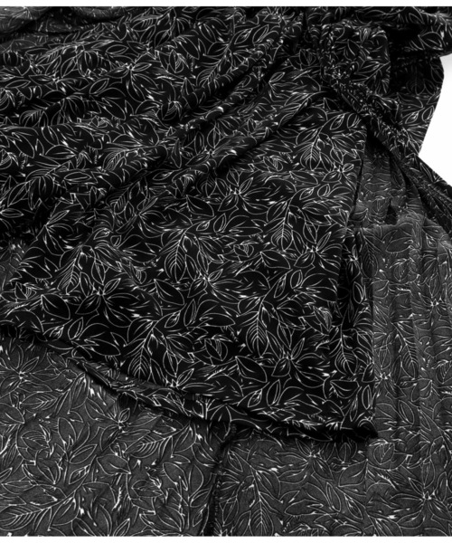 CHILLE（チル）の「インショーパンプリーツオールインワン（サロペット/オーバーオール・レディース・ブラック/アイボリー・FREE）」の9枚目の写真