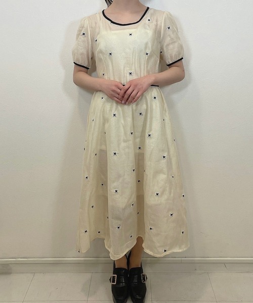 titty&Co. PETIT(ティティアンドコープティ)の「【titty&Co.PETIT】バタフライミディワンピース(ワンピース・レディース・アイボリー・FREE)」の13枚目の写真