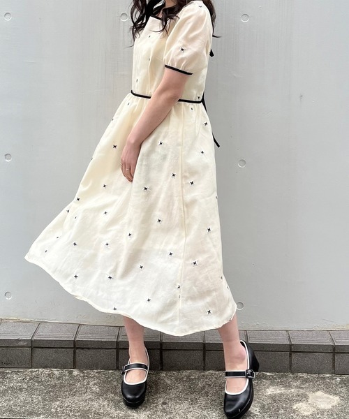 titty&Co. PETIT(ティティアンドコープティ)の「【titty&Co.PETIT】バタフライミディワンピース(ワンピース・レディース・アイボリー・FREE)」の17枚目の写真