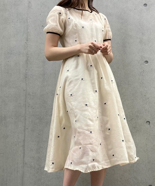titty&Co. PETIT(ティティアンドコープティ)の「【titty&Co.PETIT】バタフライミディワンピース(ワンピース・レディース・アイボリー・FREE)」の8枚目の写真