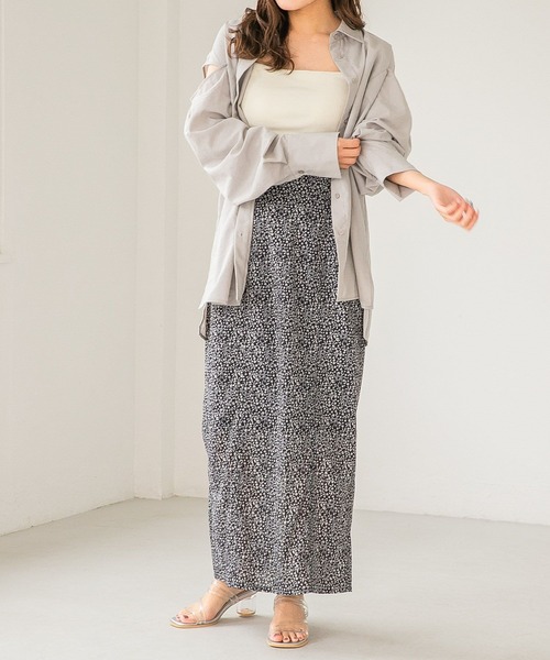 Heather(ヘザー)の「ショルダースリットシャツ 275065(シャツ/ブラウス・レディース・ホワイト/グレー/オレンジ/グリーン・FREE)」の9枚目の写真