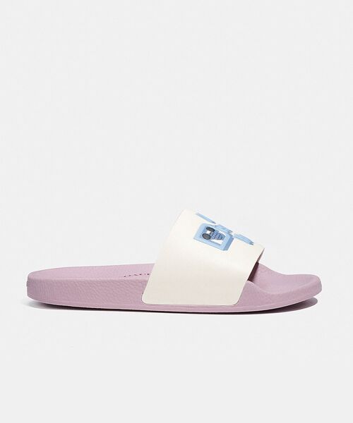 Disney（ディズニー）の「【DISNEY x COACH】スポーツ スライド ウィズ ウォルト ディズニー ワールド モチーフ（サンダル・レディース・ホワイト系その他・8B/6B/7B）」の3枚目の写真