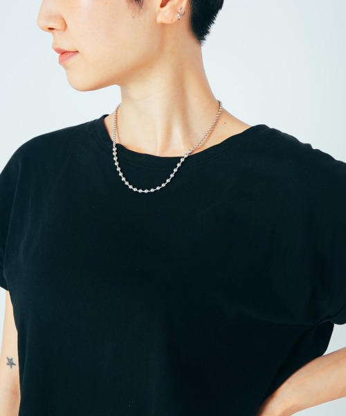 COLOR TOKYO ACCESSORIES(カラートウキョウアクセサリー)の「MIXメタルボールネックレス(ネックレス・レディース・Silver/GOLD・FREE)」の13枚目の写真