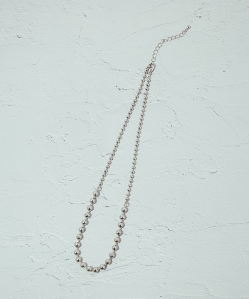 COLOR TOKYO ACCESSORIES(カラートウキョウアクセサリー)の「MIXメタルボールネックレス(ネックレス・レディース・Silver/GOLD・FREE)」の9枚目の写真