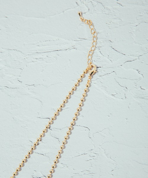 COLOR TOKYO ACCESSORIES(カラートウキョウアクセサリー)の「MIXメタルボールネックレス(ネックレス・レディース・Silver/GOLD・FREE)」の6枚目の写真