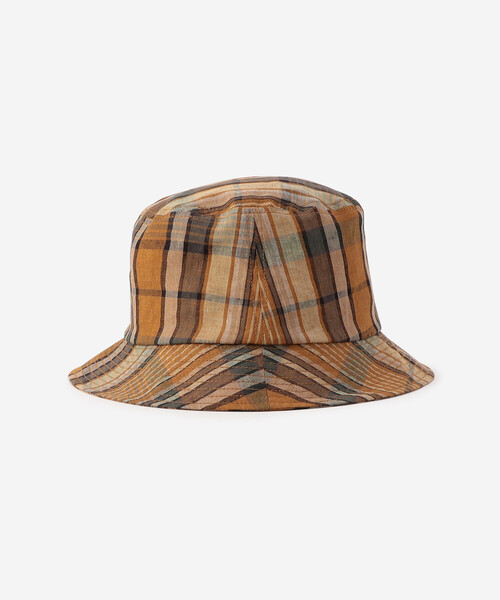 Bshop(ビショップ)の「cableami | チェックバケットハット(ハット・レディース・ブルー系その他/ブラウン系その他・MEDIUM/LARGE)」の3枚目の写真