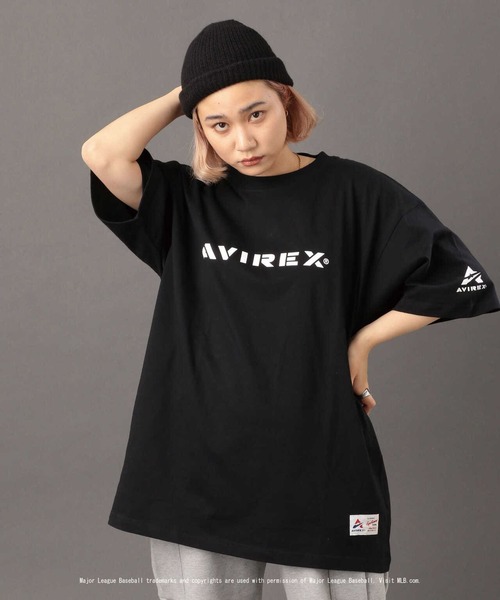 AVIREX（アヴィレックス）の「【MLB×AVIREX】ヤンキース Tシャツ/YANKEES T-SHIRT（Tシャツ/カットソー・メンズ・ホワイト/ブラック・SMALL/XX-LARGE/LARGE/MEDIUM/X-LARGE）」の12枚目の写真