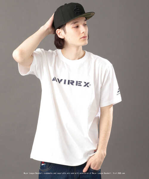 AVIREX（アヴィレックス）の「【MLB×AVIREX】ヤンキース Tシャツ/YANKEES T-SHIRT（Tシャツ/カットソー・メンズ・ホワイト/ブラック・SMALL/XX-LARGE/LARGE/MEDIUM/X-LARGE）」の10枚目の写真