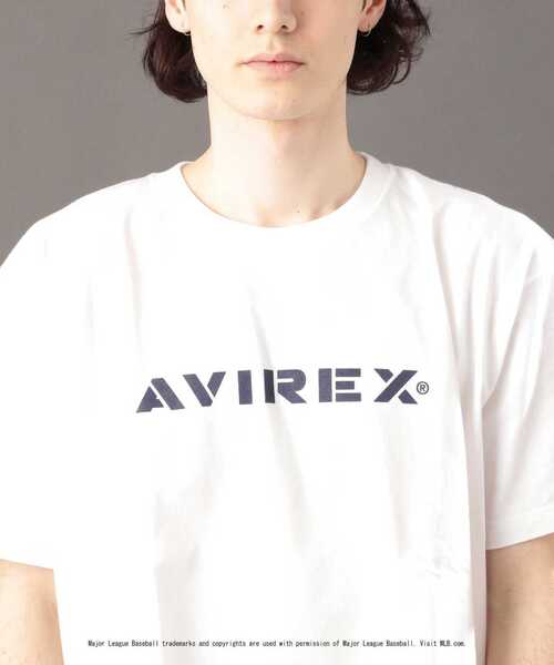 AVIREX（アヴィレックス）の「【MLB×AVIREX】ヤンキース Tシャツ/YANKEES T-SHIRT（Tシャツ/カットソー・メンズ・ホワイト/ブラック・SMALL/XX-LARGE/LARGE/MEDIUM/X-LARGE）」の8枚目の写真