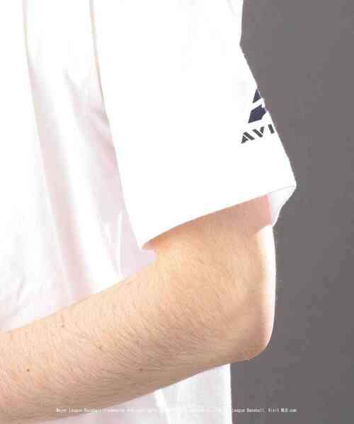 AVIREX（アヴィレックス）の「【MLB×AVIREX】ヤンキース Tシャツ/YANKEES T-SHIRT（Tシャツ/カットソー・メンズ・ホワイト/ブラック・SMALL/XX-LARGE/LARGE/MEDIUM/X-LARGE）」の7枚目の写真