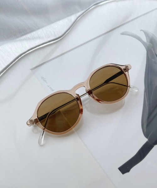 Heather（ヘザー）の「HEサングラス　284737（サングラス・レディース・ベージュ/ブラウン/ピンク・ONE SIZE）」の3枚目の写真