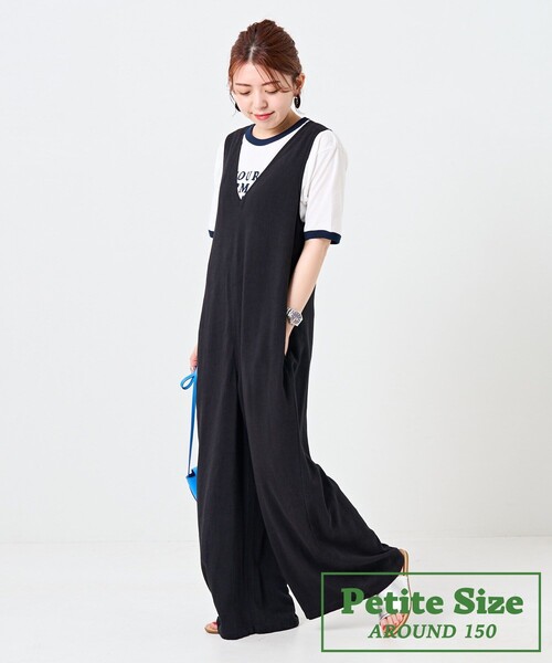 【プチシリーズ】リネンレーヨンサロペット