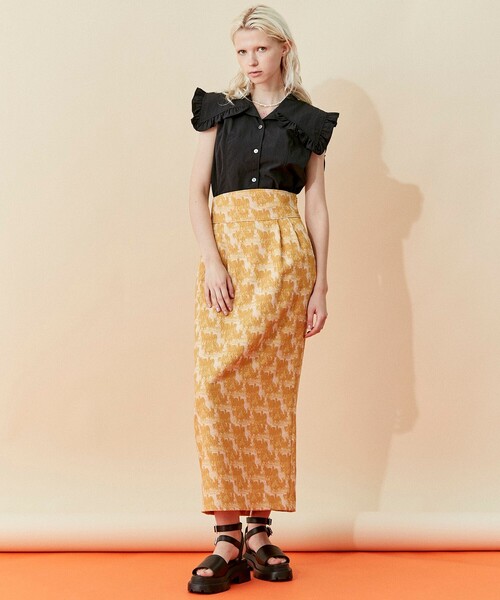 INella(イネラ)の「【INella/イネラ】フリルオープンカラーシャツ(シャツ/ブラウス・レディース・ホワイト/ラベンダー/ブラック・FREE)」の16枚目の写真