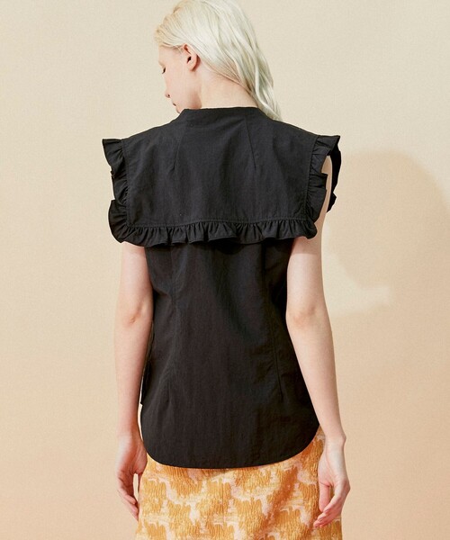 INella(イネラ)の「【INella/イネラ】フリルオープンカラーシャツ(シャツ/ブラウス・レディース・ホワイト/ラベンダー/ブラック・FREE)」の20枚目の写真