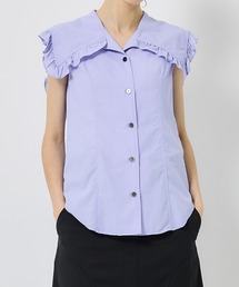 INella | 【INella/イネラ】フリルオープンカラーシャツ(シャツ/ブラウス)