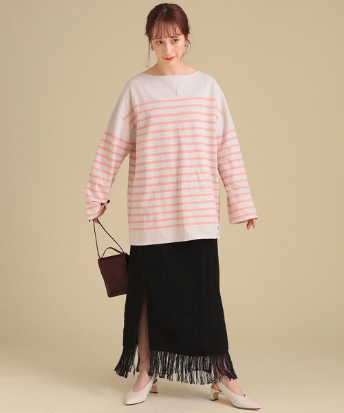 Ray BEAMS（レイビームス）の「MARROW / Grip ポーチ（メッセンジャーバッグ・レディース・ブラック/オフホワイト・ONE SIZE）」の8枚目の写真