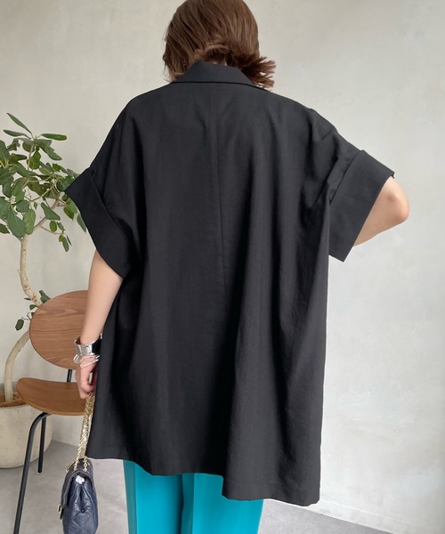 DouDou（ドゥドゥ）の「半袖ジャケット（テーラードジャケット