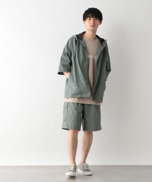 GLOBAL WORK（グローバルワーク）の「エアカルシャツ/Blintw/276279（シャツ/ブラウス・メンズ・ブラック/ミント・MEDIUM/LARGE）」の22枚目の写真