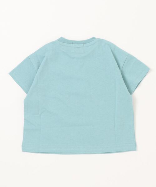 Life Support Products（ライフサポートプロダクツ）の「半袖プリントT（80～150cm）（Tシャツ/カットソー・キッズ・ライトブルー/ブラック/ベージュ/オフホワイト/カーキ/イエロー/ブルー/杢グレー/チャコール/テラコッタ・90/100/110/120/80/130/95/140/150）」の15枚目の写真