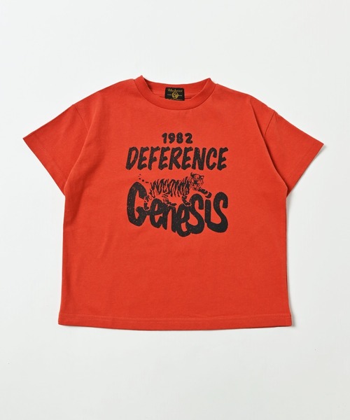 Life Support Products（ライフサポートプロダクツ）の「半袖プリントT（80～150cm）（Tシャツ/カットソー・キッズ・ライトブルー/ブラック/ベージュ/オフホワイト/カーキ/イエロー/ブルー/杢グレー/チャコール/テラコッタ・90/100/110/120/80/130/95/140/150）」の5枚目の写真