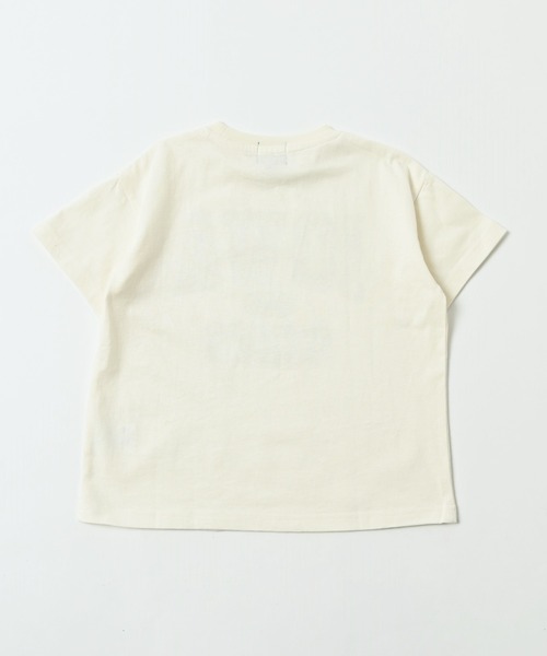 Life Support Products（ライフサポートプロダクツ）の「半袖プリントT（80～150cm）（Tシャツ/カットソー・キッズ・ライトブルー/ブラック/ベージュ/オフホワイト/カーキ/イエロー/ブルー/杢グレー/チャコール/テラコッタ・90/100/110/120/80/130/95/140/150）」の14枚目の写真