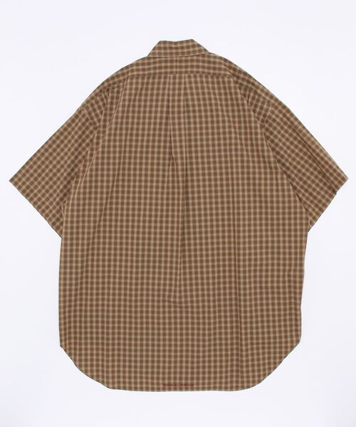SEDAN ALL-PURPOSE（セダンオールパーパス）の「SEDAN ALL-PURPOSE | 半袖チェックシャツ MEN（シャツ/ブラウス・メンズ・ブルー系その他/ブラウン系その他・LARGE/X-LARGE/XX-LARGE）」の3枚目の写真