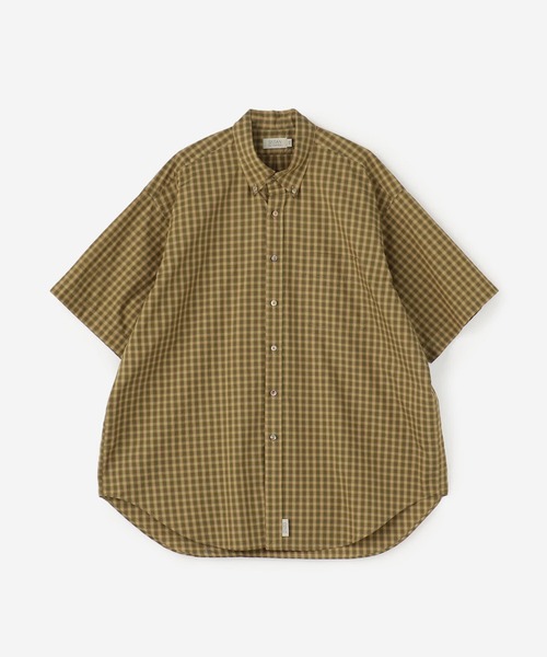 SEDAN ALL-PURPOSE（セダンオールパーパス）の「SEDAN ALL-PURPOSE | 半袖チェックシャツ MEN（シャツ/ブラウス・メンズ・ブルー系その他/ブラウン系その他・LARGE/X-LARGE/XX-LARGE）」の2枚目の写真