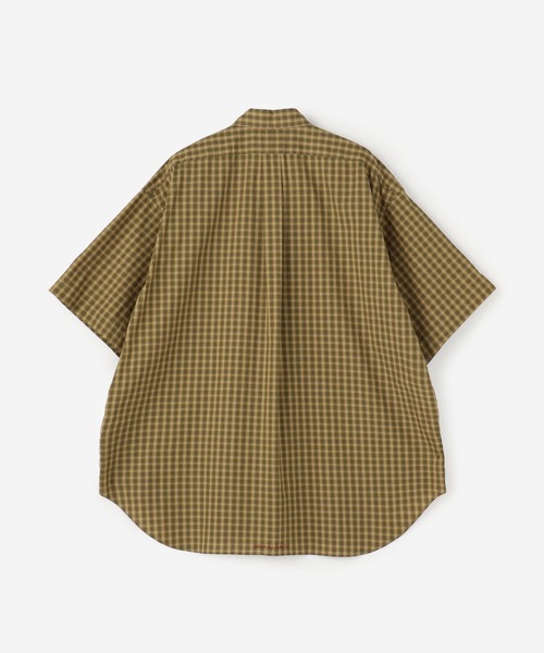 SEDAN ALL-PURPOSE（セダンオールパーパス）の「SEDAN ALL-PURPOSE | 半袖チェックシャツ MEN（シャツ/ブラウス・メンズ・ブルー系その他/ブラウン系その他・LARGE/X-LARGE/XX-LARGE）」の4枚目の写真