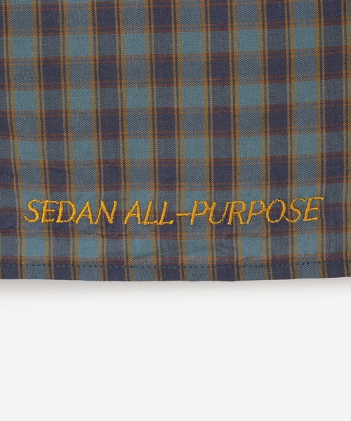 SEDAN ALL-PURPOSE（セダンオールパーパス）の「SEDAN ALL-PURPOSE | 半袖チェックシャツ MEN（シャツ/ブラウス・メンズ・ブルー系その他/ブラウン系その他・LARGE/X-LARGE/XX-LARGE）」の10枚目の写真