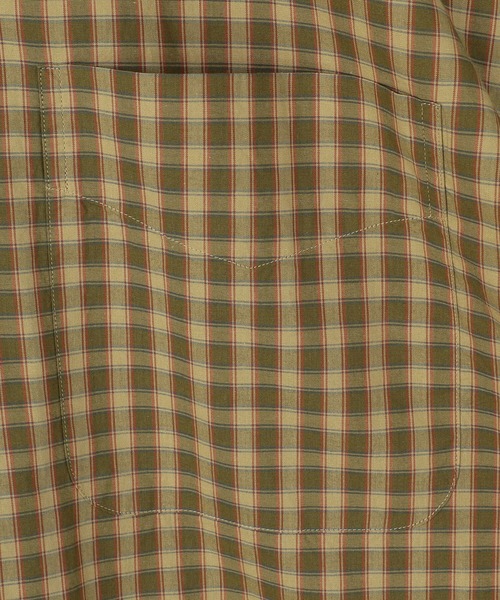 SEDAN ALL-PURPOSE（セダンオールパーパス）の「SEDAN ALL-PURPOSE | 半袖チェックシャツ MEN（シャツ/ブラウス・メンズ・ブルー系その他/ブラウン系その他・LARGE/X-LARGE/XX-LARGE）」の8枚目の写真