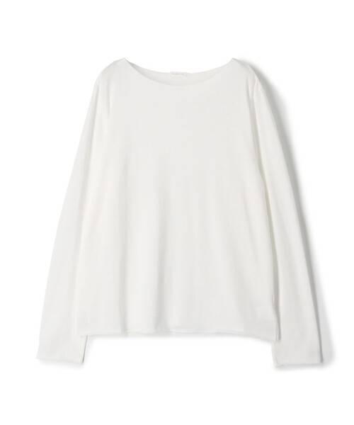 TOMORROWLAND (トゥモローランド)の「パウダーコットン ボートネックプルオーバー(Tシャツ/カットソー・レディース・ホワイト/ライトピンク/チャコールグレー/ライトグリーン・FREE)」の22枚目の写真
